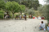 L'attente est fbrile avant le trail-class pour les membres du centre equestre Hippo-Camps.