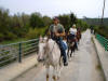 en ballade  cheval notre apaloosa  St Cassien